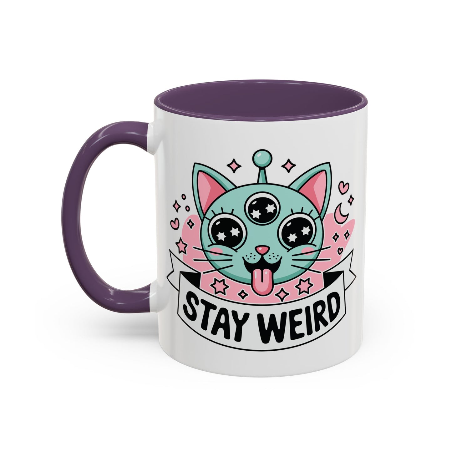 Alien Mug - Stay Weird Alien Cat