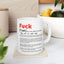 Adult Mug - The Word Fuck