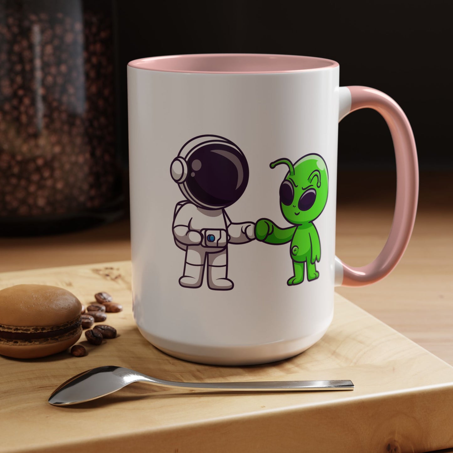 Alien Mug - Astronaut Alien Fist Pump