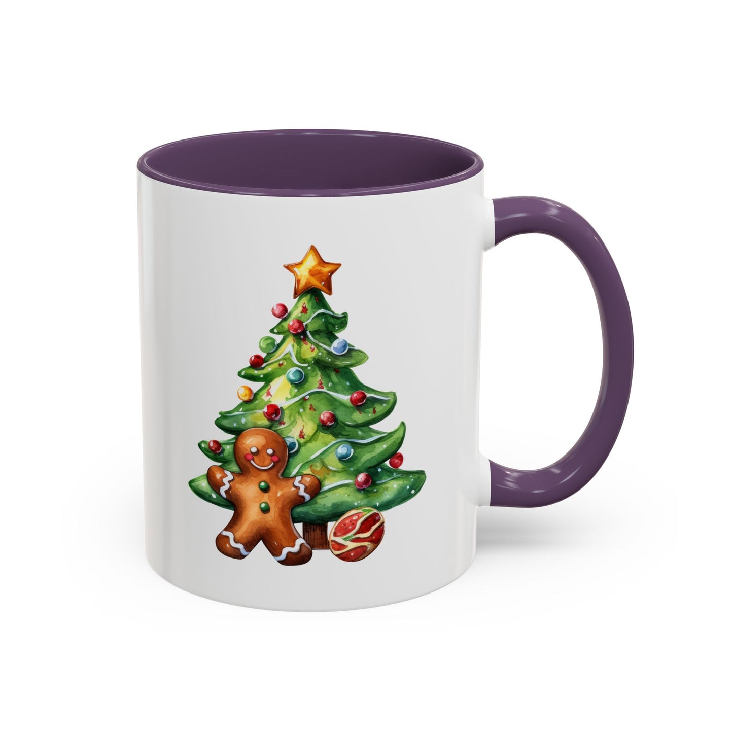 Christmas Mug - Gingerbread Man and Tree