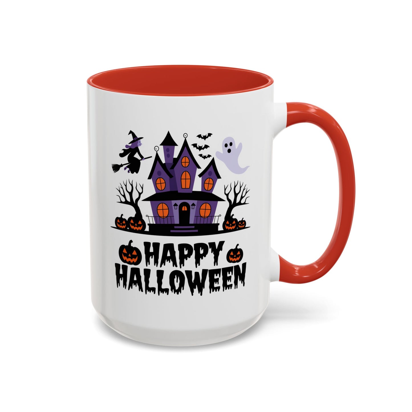 Halloween Mug - Happy Halloween Purple House