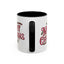 Christmas Mug - Merry Christmas Maroon & Green Text Decorations