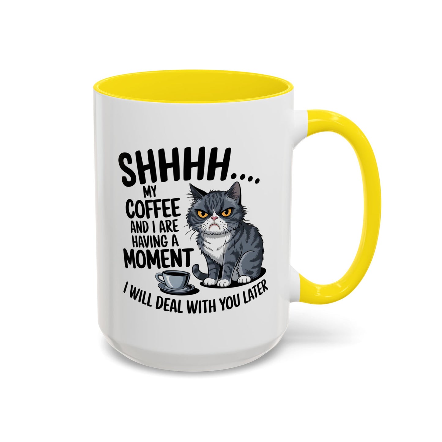 Animal Mug - Shhhh My Coffee and I