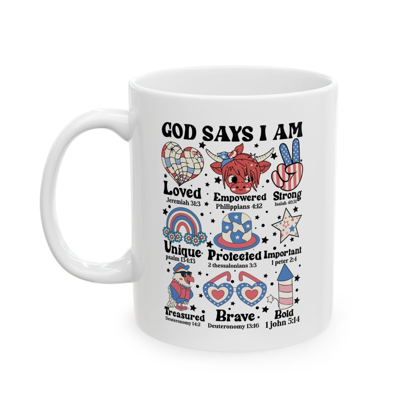 Religious Mug - God Says I Am