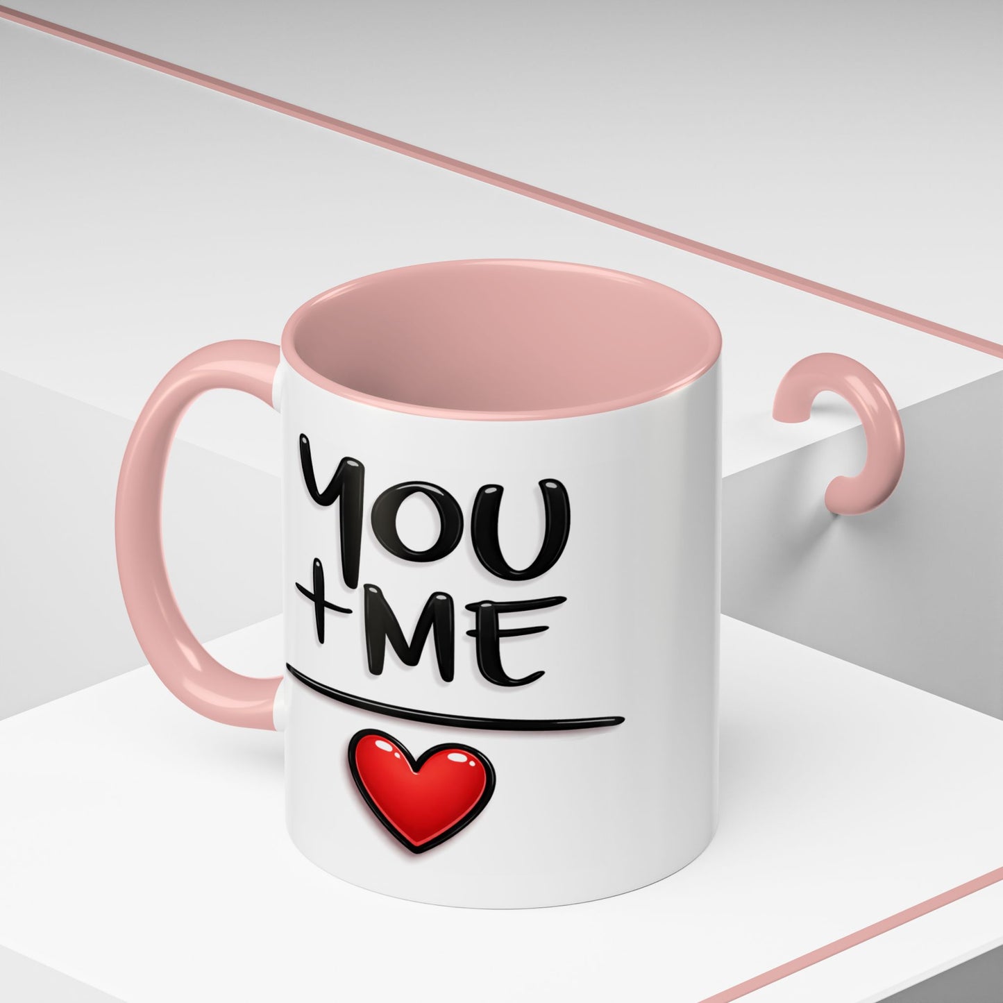 Anniversary Mug - You and Me Red Heart