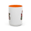 Christmas Mug - Merry Christmas Red Green & White Graffiti Hat