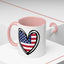 4th of July - Heart Flag