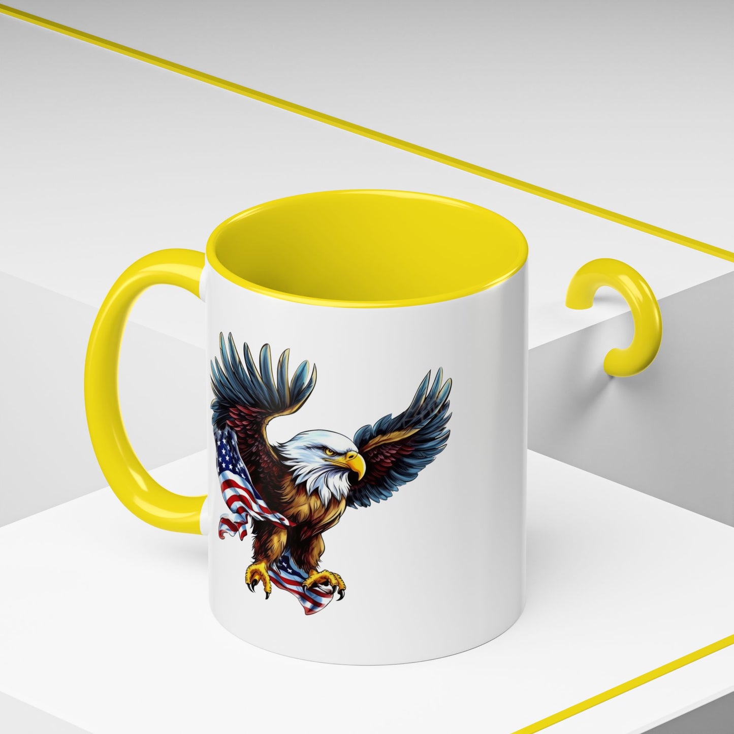 4th of July Mug - American Bald Eagle Flag 7