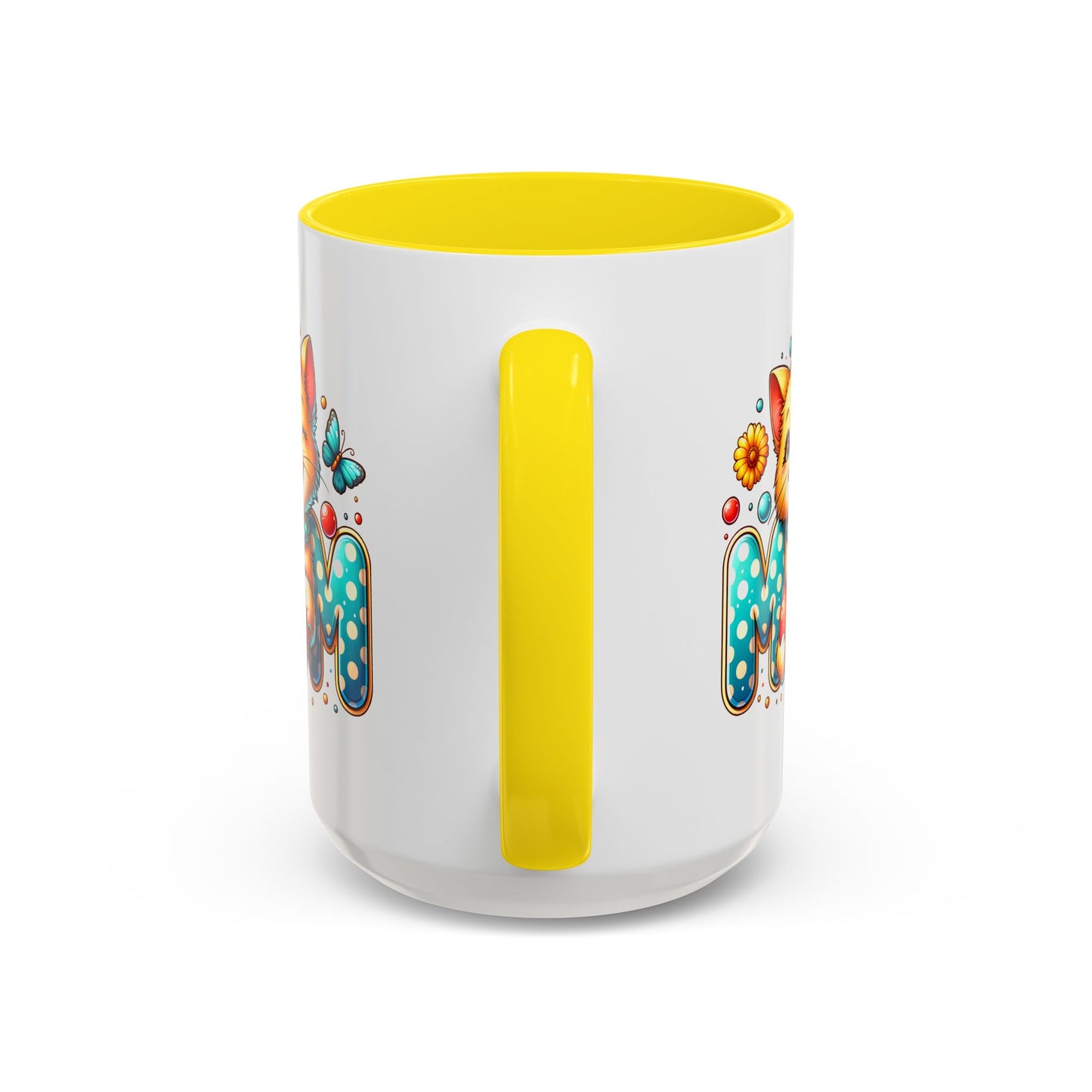 Mother's Day Mug - Mom Cat Red Heart