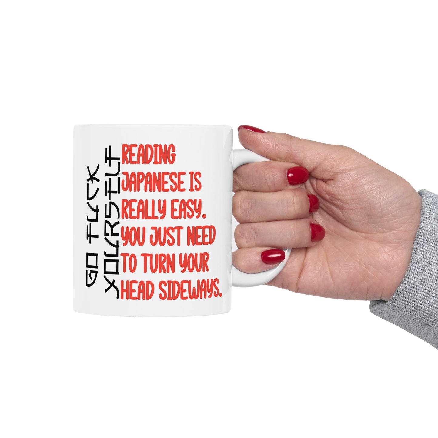 Adult Mug - Reading Japanese Is Really Easy