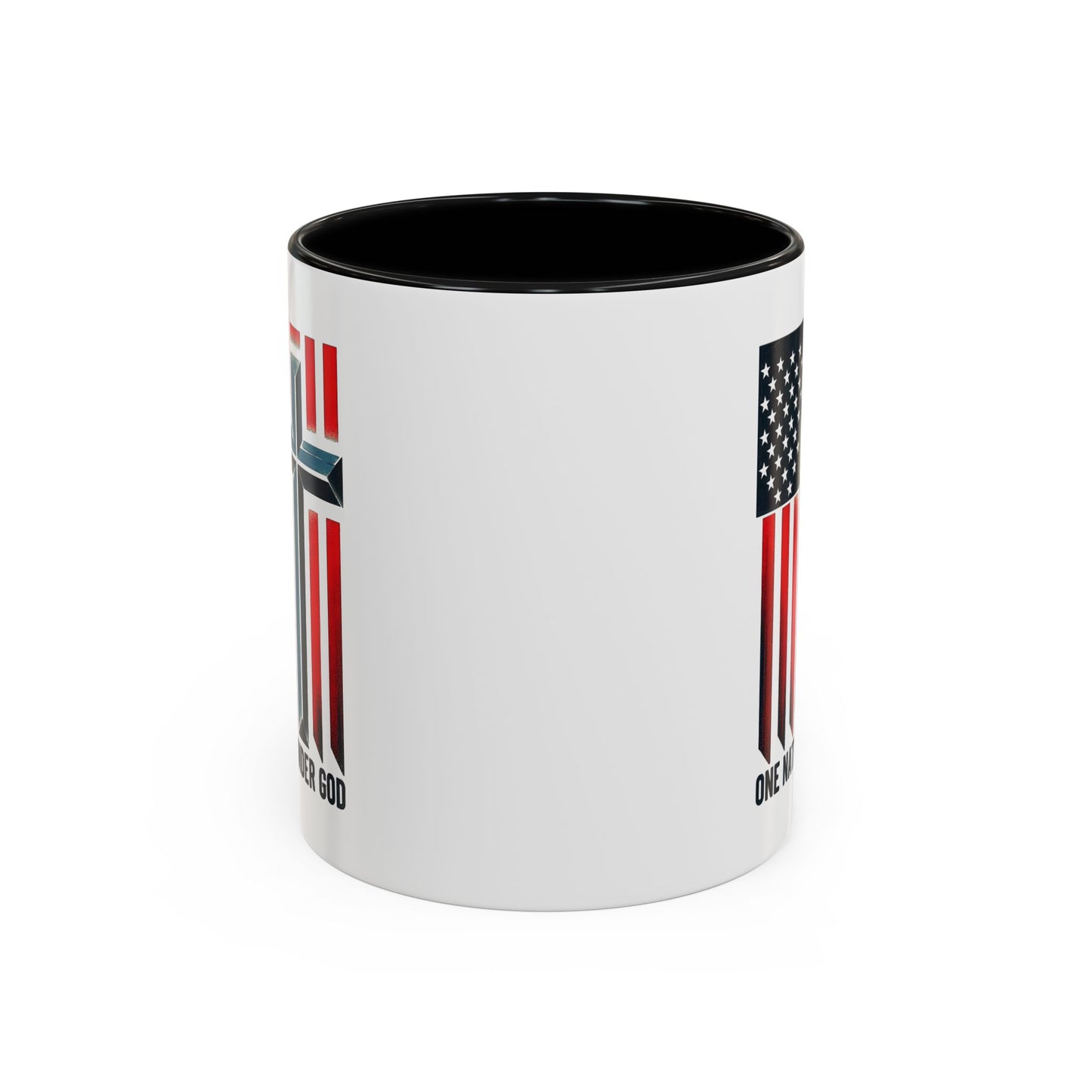 Religious Mug - One Nation Flag Cross
