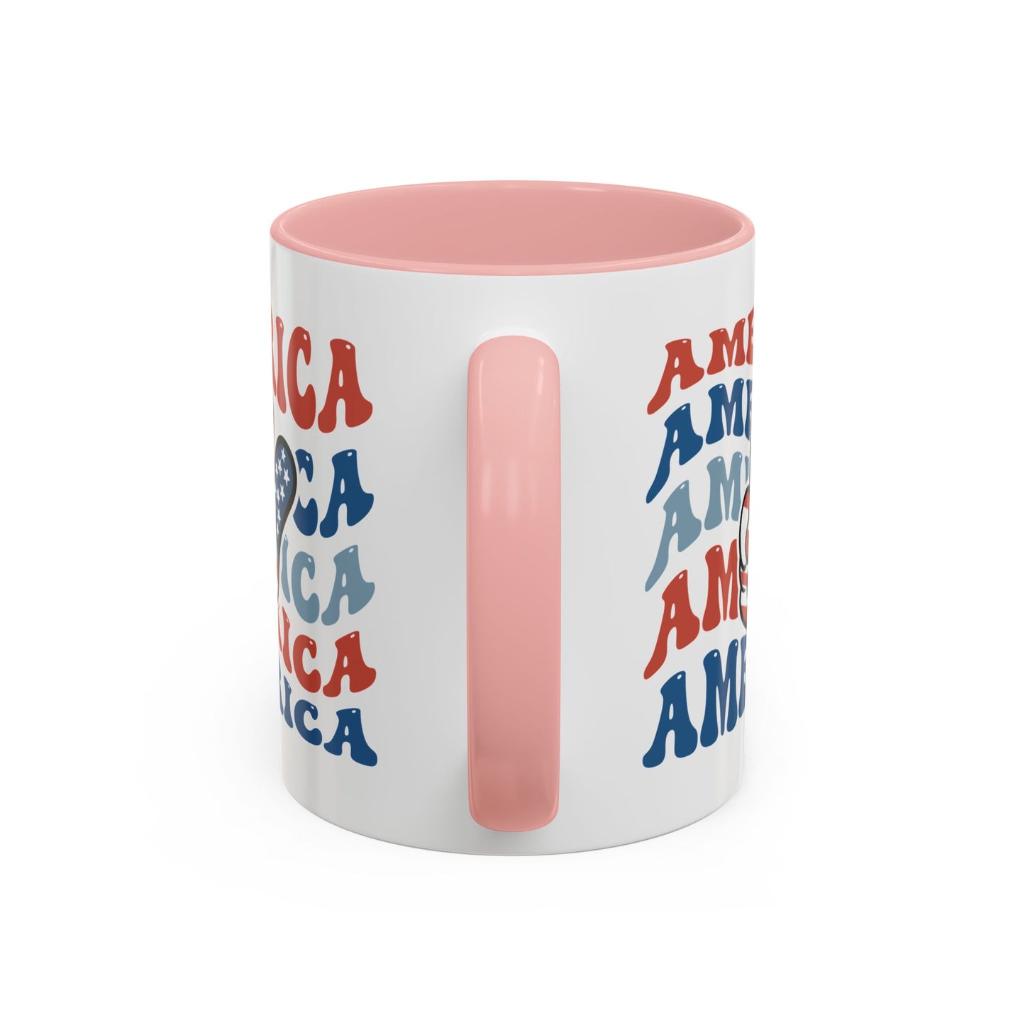 4th of July Mug - America peace Sign