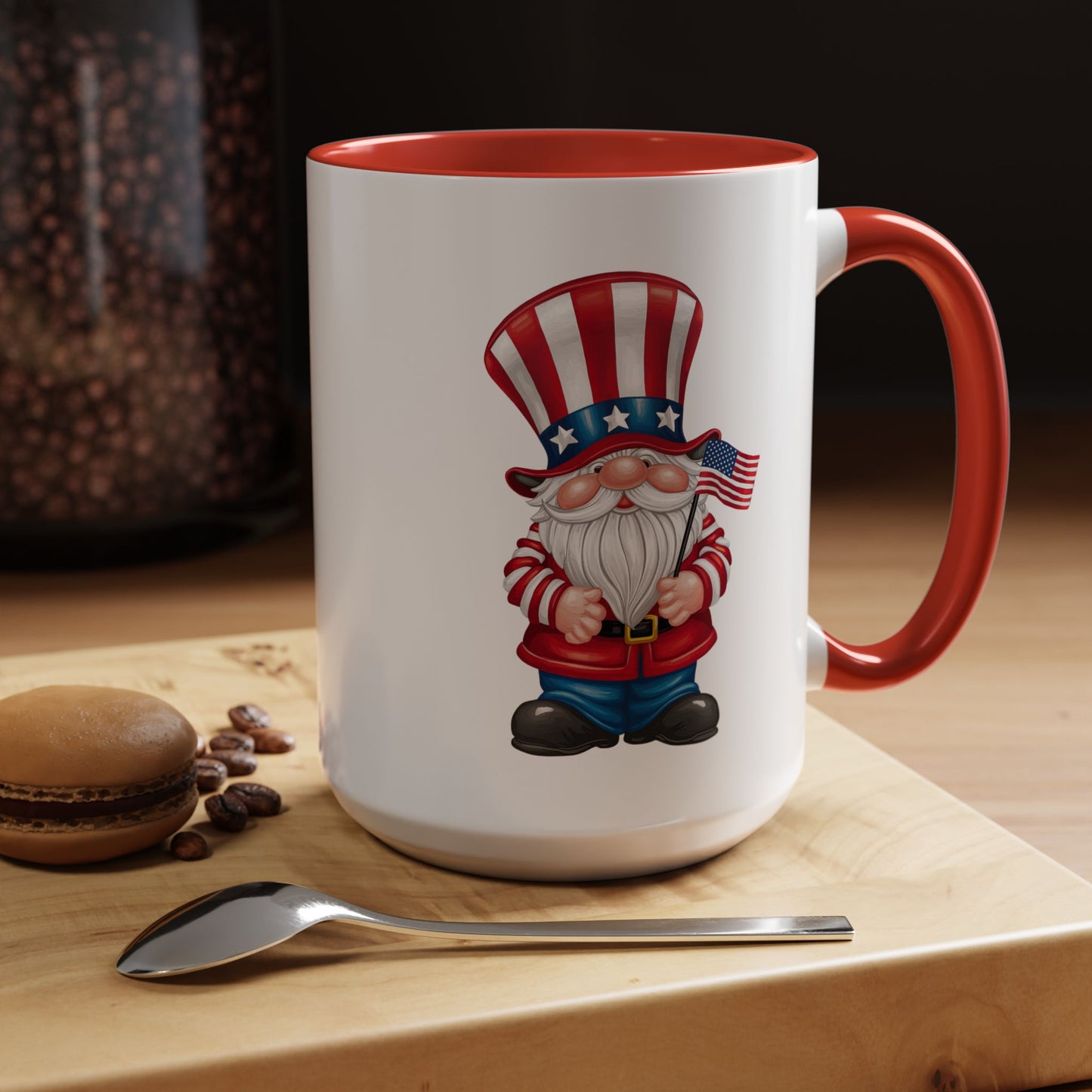 4th of July Mug - American Gnome 11