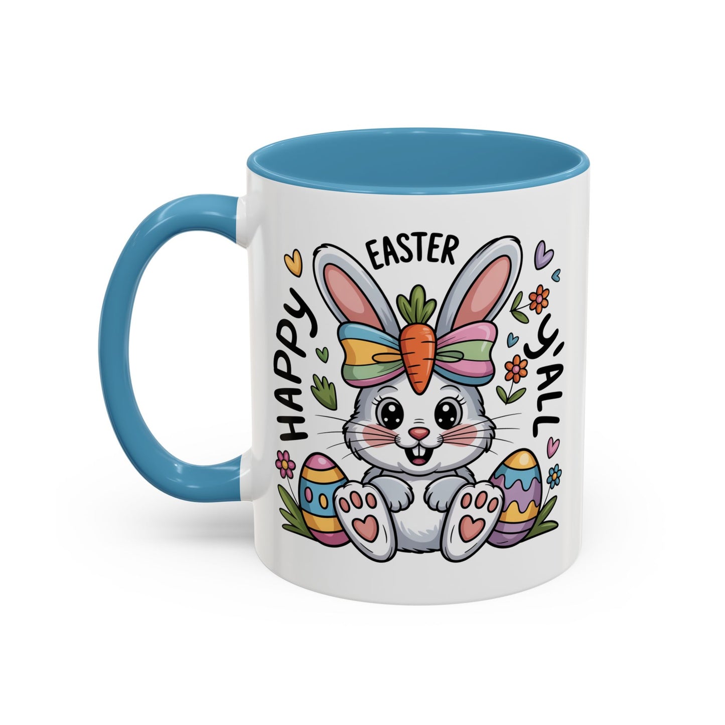 Easter Mug - Happy Easter Y'all Bunny