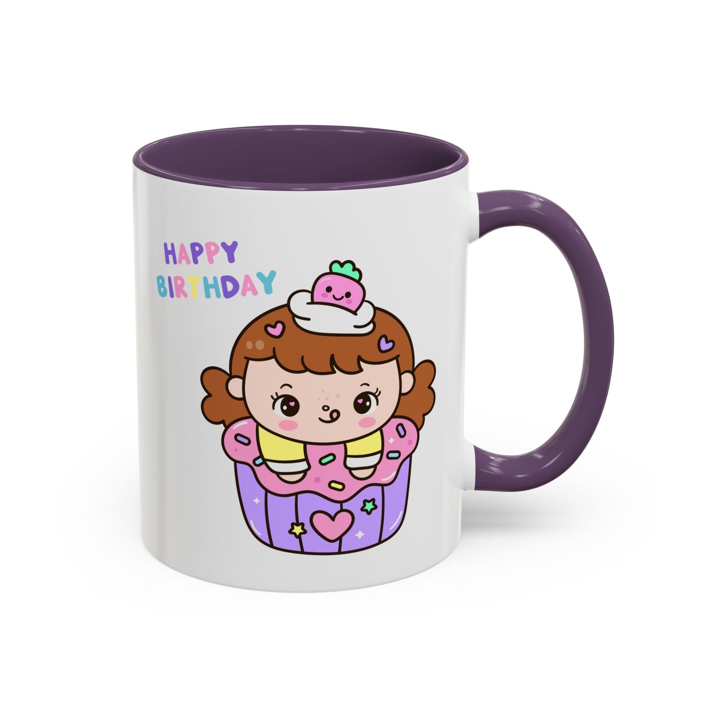 Birthday Mug - Cute Girl Cupcake