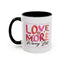 Wellness Mug - Love More Worry Less Frame