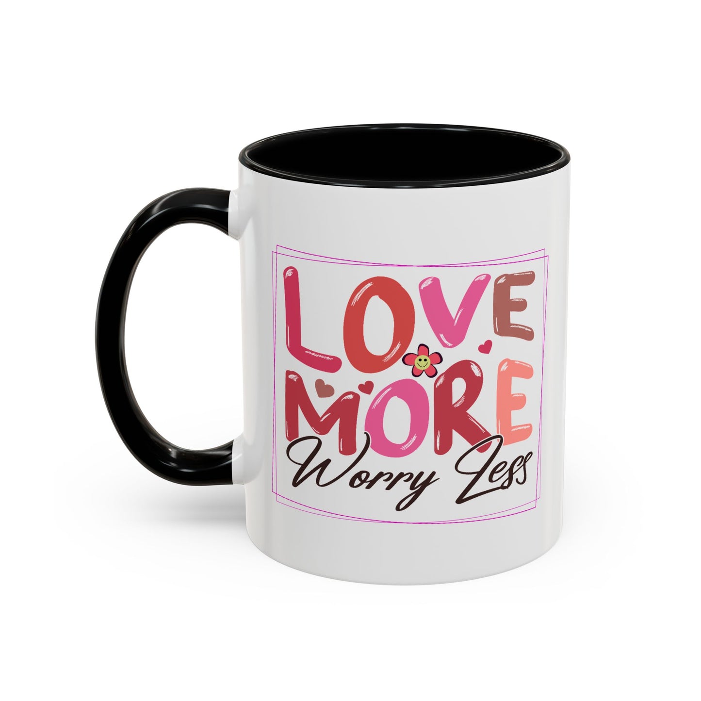 Wellness Mug - Love More Worry Less Frame