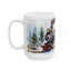 Christmas Mug - Snowy Landscape Train Wrap 4
