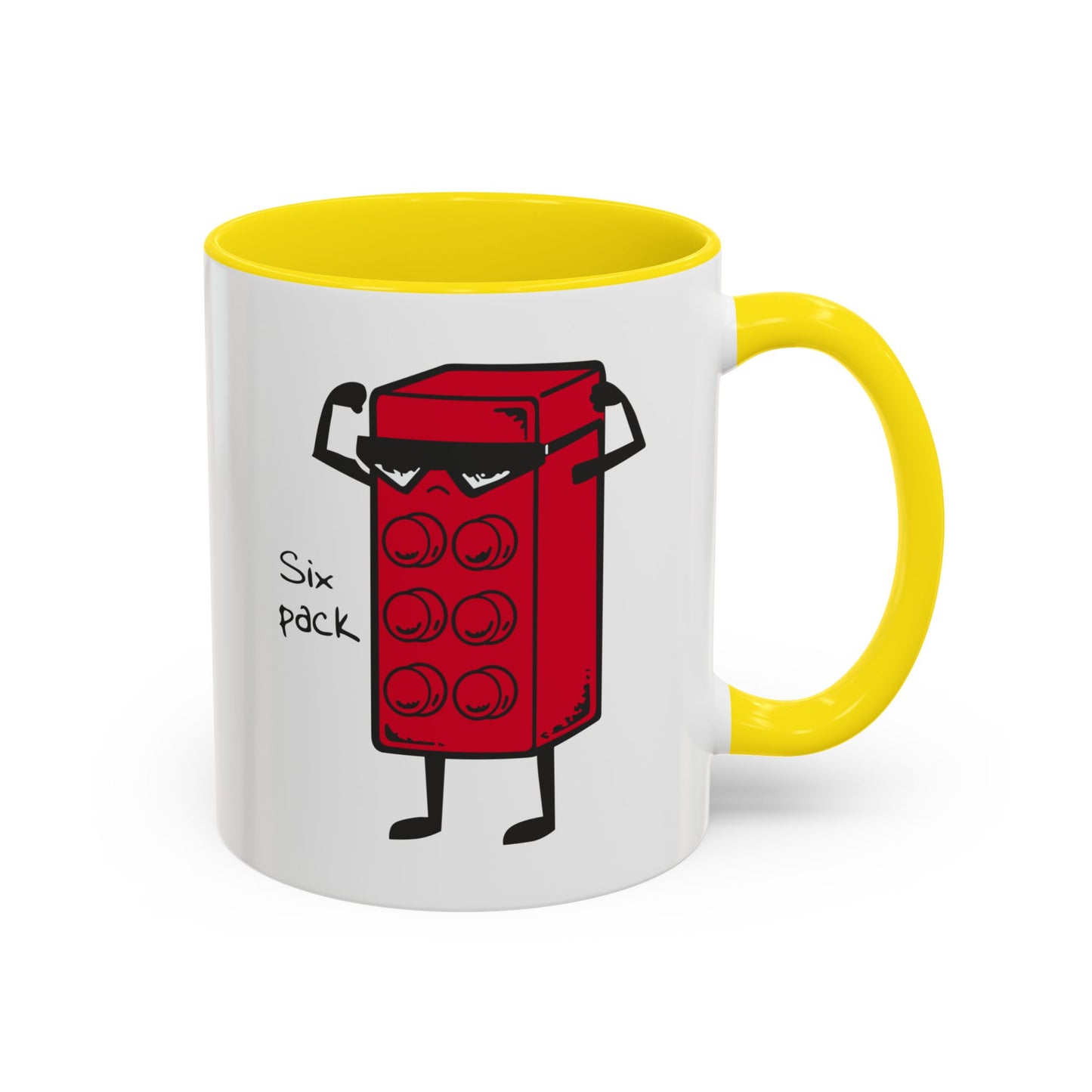 Humor Mug - Six Pack Lego Block