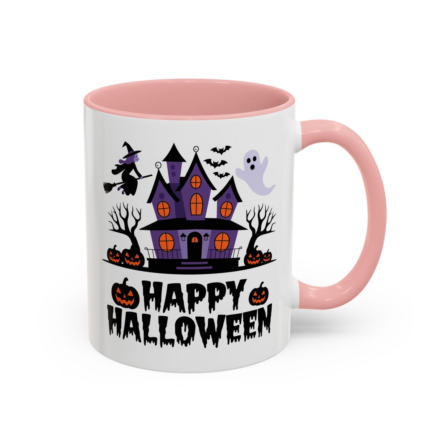Halloween Mug - Happy Halloween Purple House