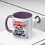 Christmas Mug - Merry Christmas Red Text Puppy Green Top 2