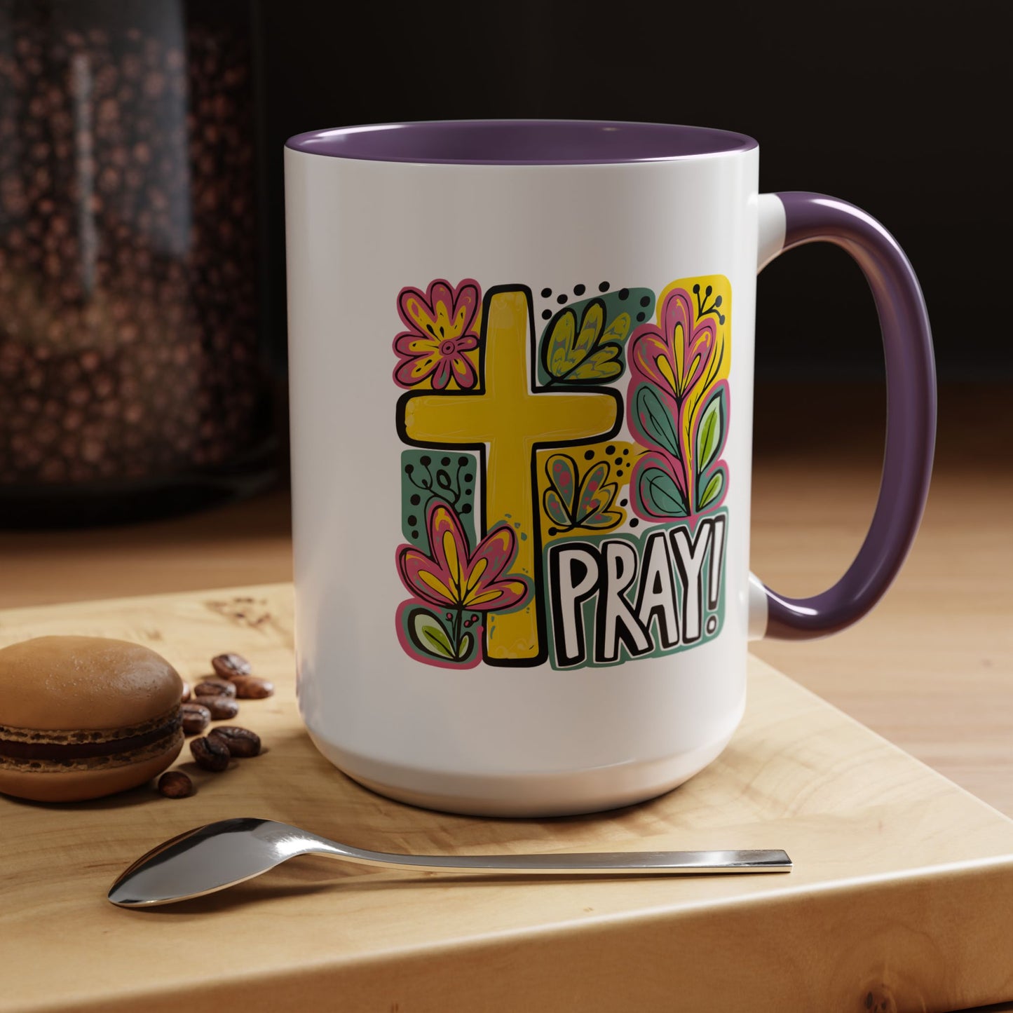 Religious Mug - Pray Cross