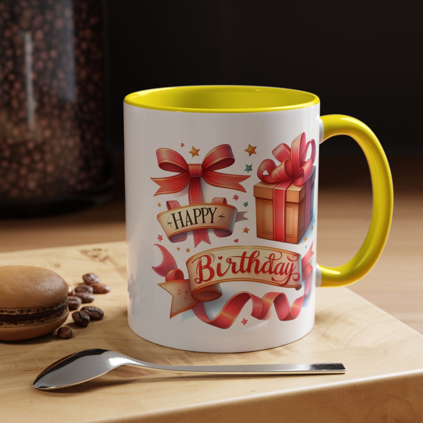 Birthday Mug - Present Ribbon