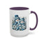 Christmas Mug - Blue Snowman Family
