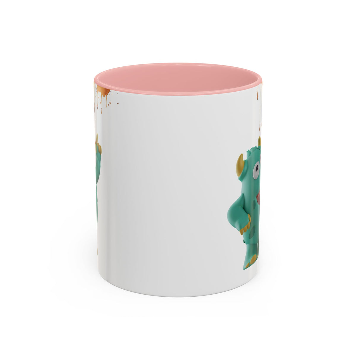 Humor Mug - Monster Drinks Coffee Spill