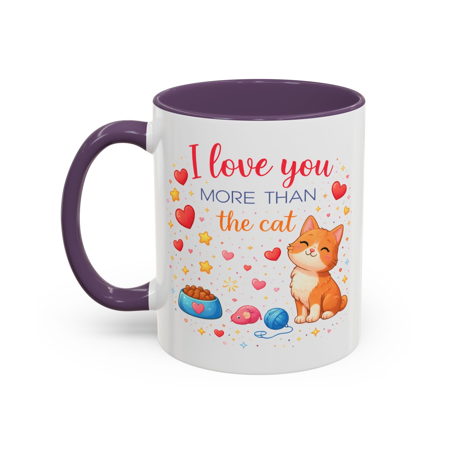 Anniversary Mug - I Love You More Than The Cat