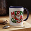Christmas Mug - Green & Red Text Santa Presents