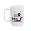Adult Mug - Mom in Love with Fitness