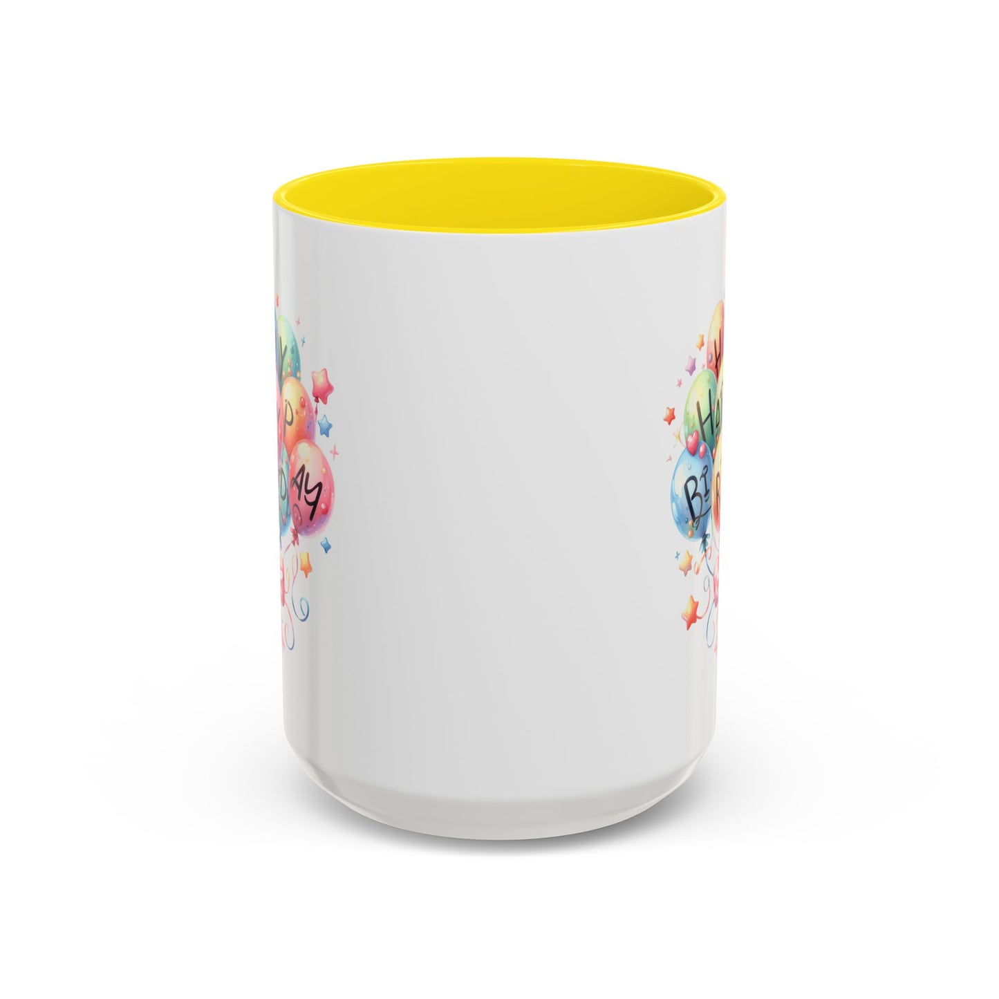 Birthday Mug - Happy Birthday Balloons