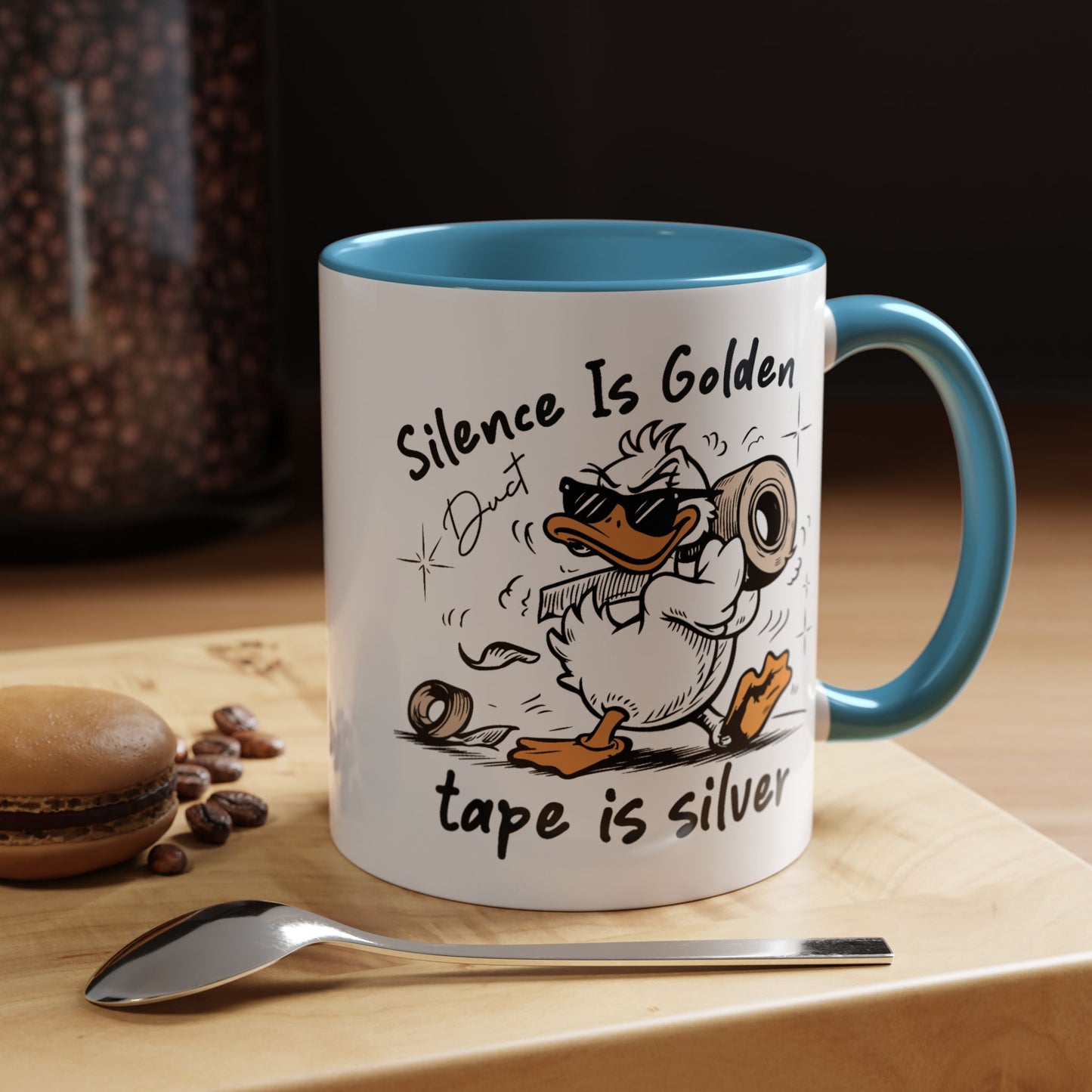 Humor Mug - Silence is Golden Duct Tape is Silver