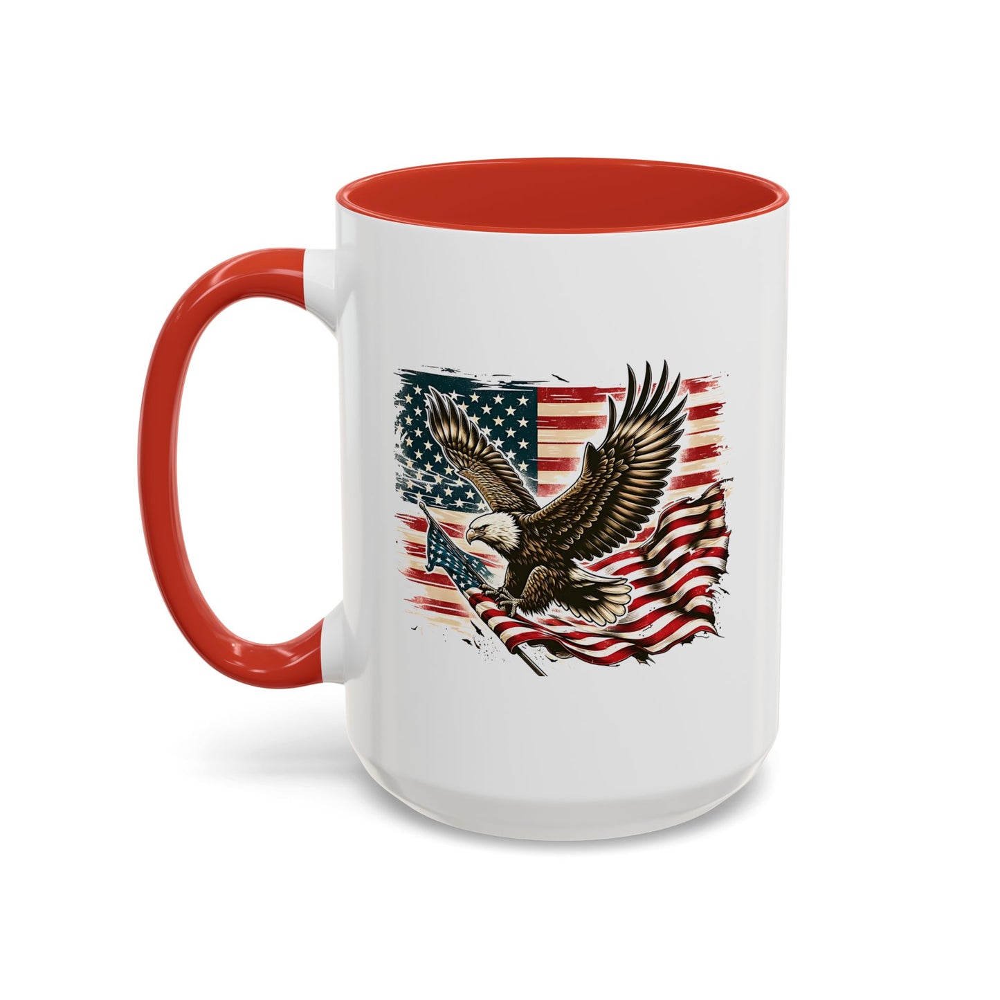 4th of July Mug - American Bald Eagle Flag 9
