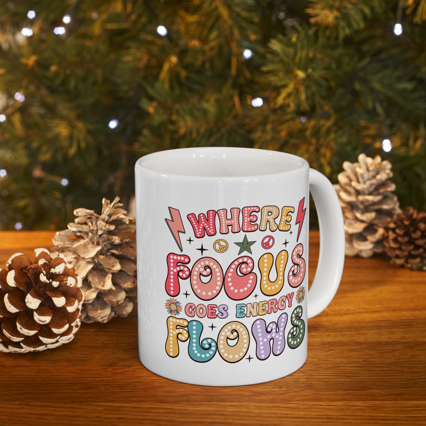 Wellness Mug - Where Focus Goes Energy Flows