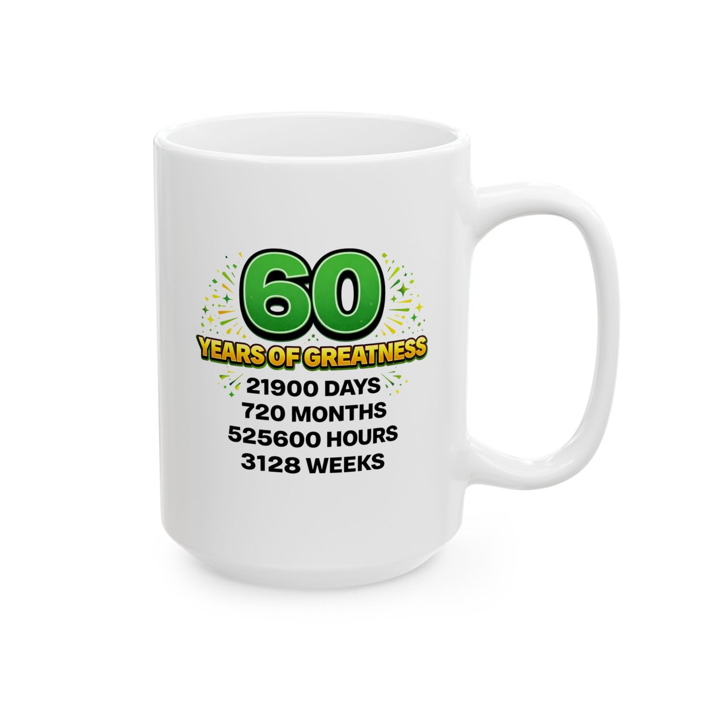 Birthday Mug - 60 Years of Greatness