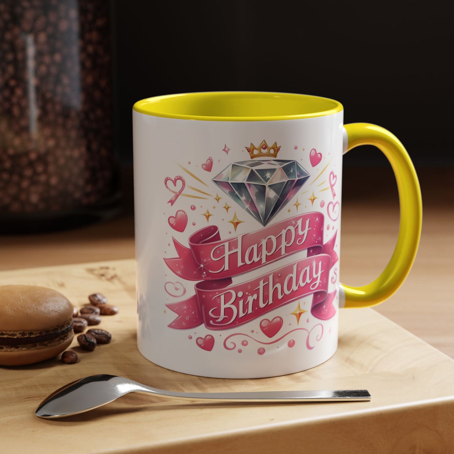 Birthday Mug - Diamond Crown