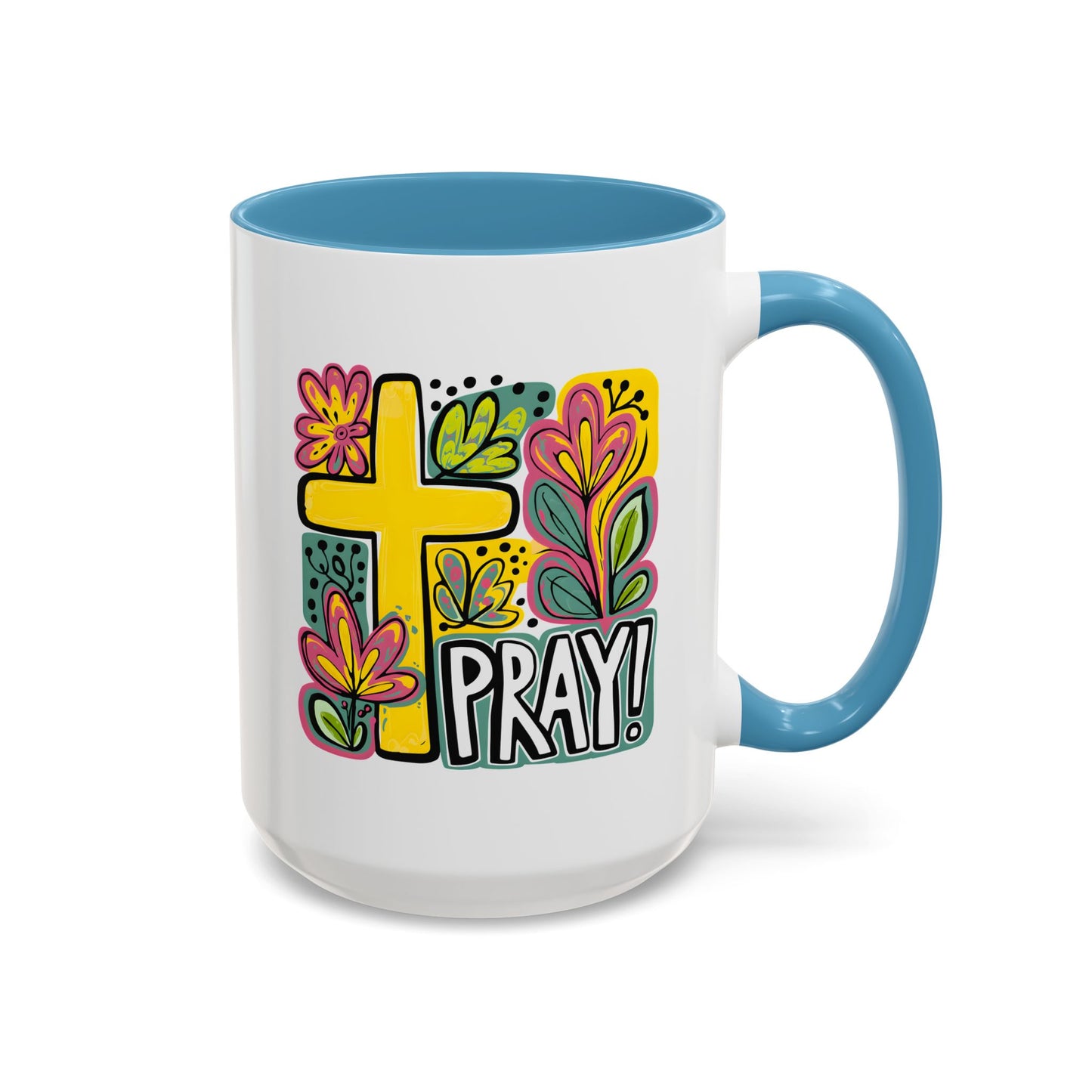 Religious Mug - Pray Cross