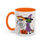 Halloween Mug - Skeleton & Witch