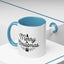 Christmas Mug - Merry Christmas Black Text Tree Star Present