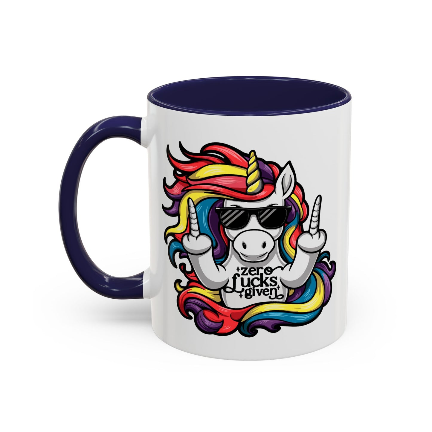 Adult Mug - Zero Fucks Given Unicorn