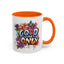 Wellness Mug - Good Vibes Only Graffiti Flowers