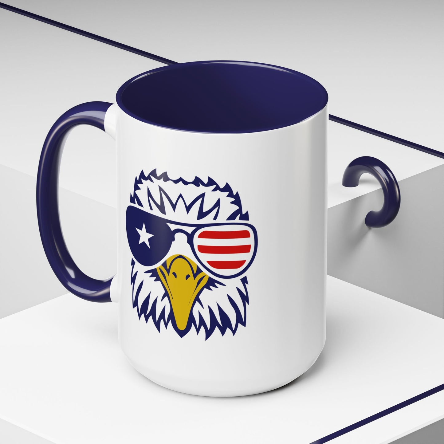 4th of July Mug - Cool American Eagle