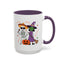 Halloween Mug - Skeleton & Witch