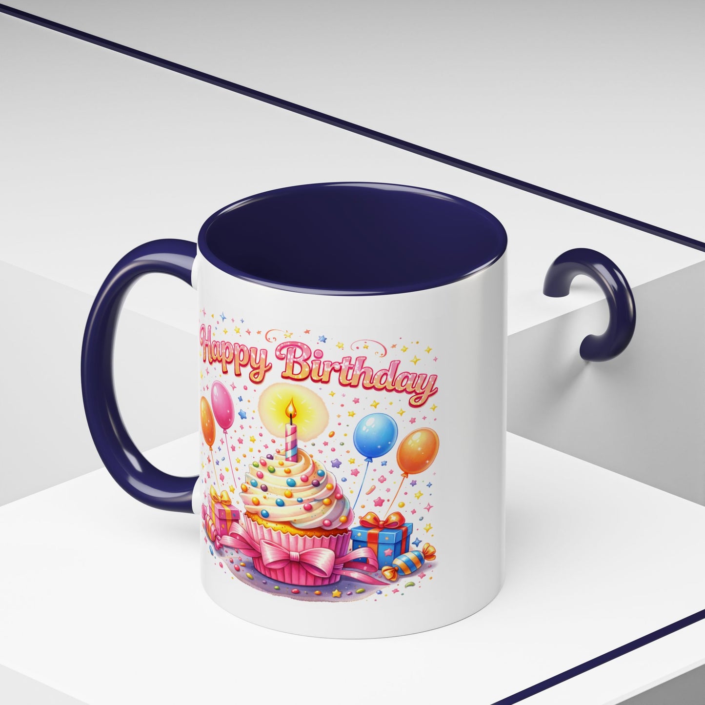 Birthday Mug - Cupcake Candle