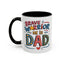 Father's Day Mug - Dad Brave Warrior