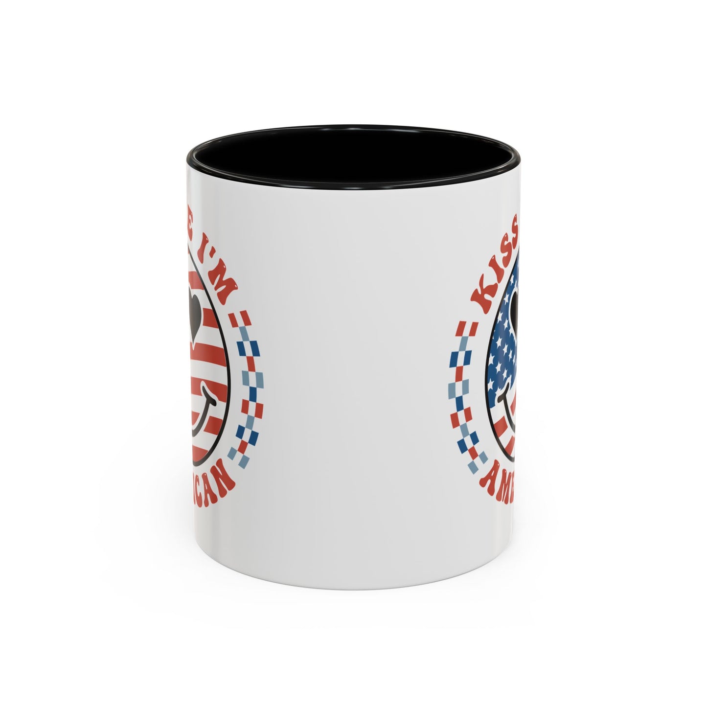 4th of July Mug - Kiss Me I'm American