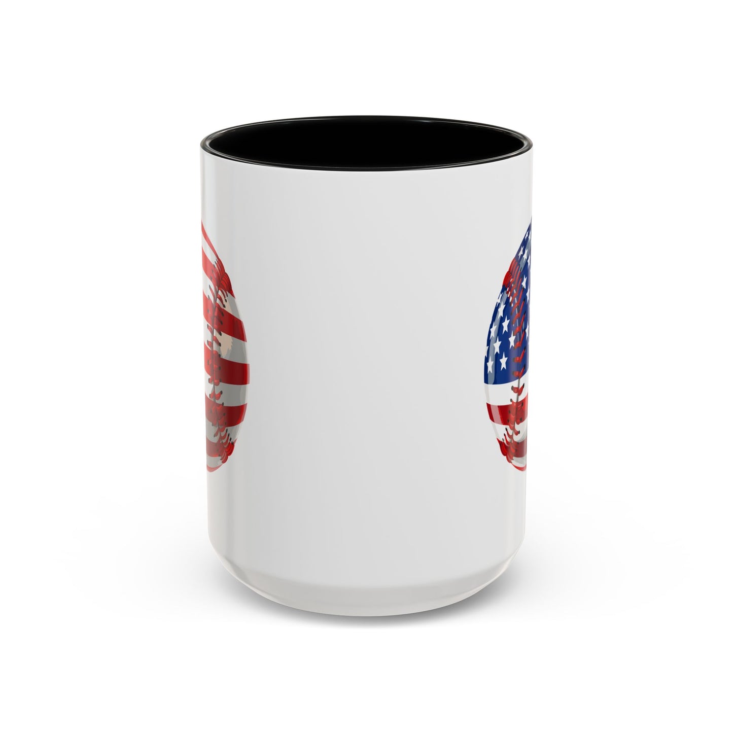 4th of July Mug - Baseball American Flag