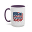 Religious Mug - One Nation Flag Cross